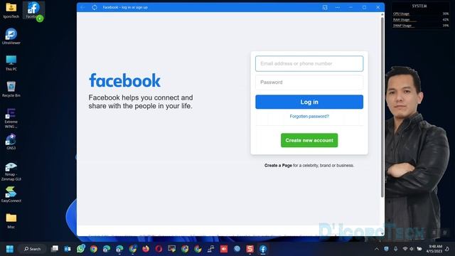How to Install Facebook APP on Windows 11 in 10 SECONDS - Create Facebook Shortcut Icon on Desktop смотреть онлайн