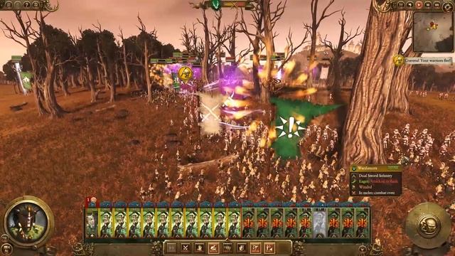 1425 Witch Elves VS 1425 Wardancers - Total War: Warhammer 2 смотреть онлайн