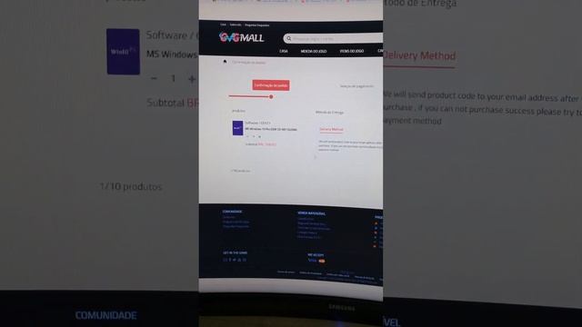 Chave original do windows por R$81! GVGmall me salvou da mensagem de ativar o windows! смотреть онлайн
