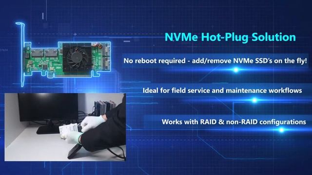 HighPoint - Introducing the SSD7580B - Industry's Fastest 8-Port U.2 NVMe RAID Controller смотреть онлайн