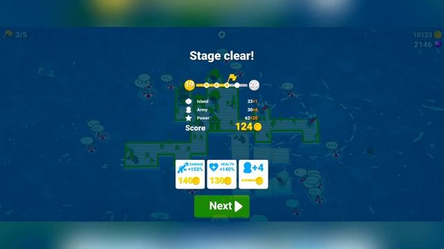 War of Rafts: Crazy Sea Battle - Gameplay Walkthrough Part 33 Raft Army Commander (Android,iOS) смотреть онлайн