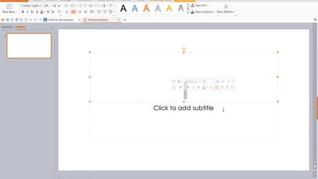 WPS Presentation Test on PearlMATE смотреть онлайн