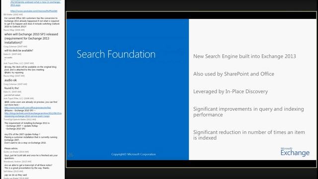 Ignite Webcast -- What's New in Exchange 2013? смотреть онлайн
