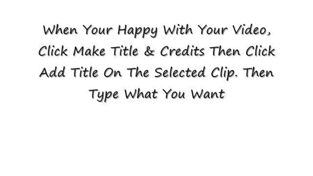 How To Add SubTitles On Windows Movie Maker смотреть онлайн