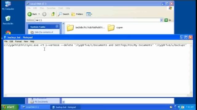 Backup Windows with Linux rsync смотреть онлайн