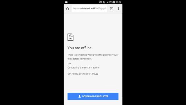 Fix Internet browser say "You are offline." on any android devices смотреть онлайн