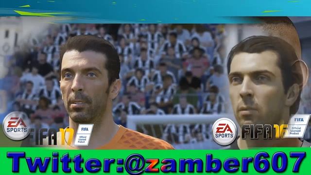 FIFA17 VS FIFA16 GRAPHICS COMPARISON STADIUMS,PLAYERS,MORE смотреть онлайн