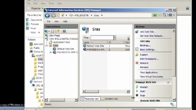 Install IIS pada Windows Server 2008 смотреть онлайн
