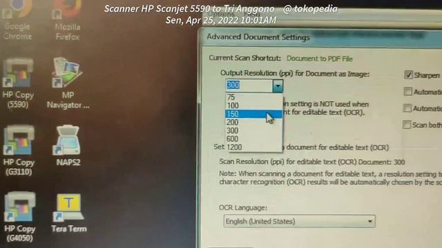 Pemindai HP Scanjet 5590 смотреть онлайн