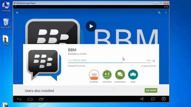 How to Download/Install BBM for Windows 7/8/10 PC смотреть онлайн