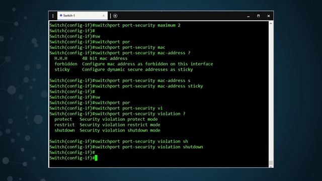Port Security Configuration Explained | How to configure on a Cisco Switch смотреть онлайн