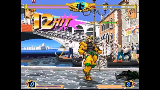 DIO VS Koichi Hirose - JoJo Mugen Gameplay смотреть онлайн