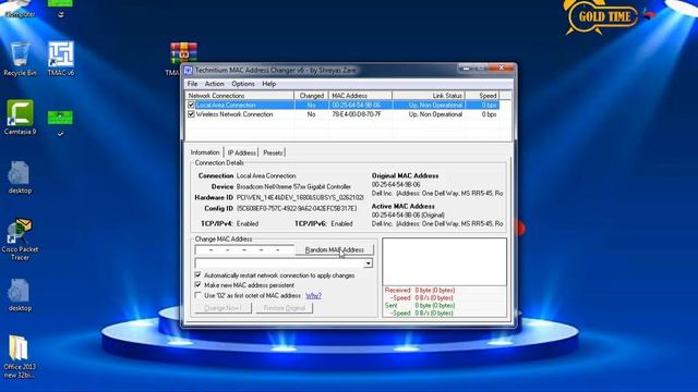 chanage mac address in the windows آموزش تغیر دادن مک آدرس در محیط ویندوز смотреть онлайн