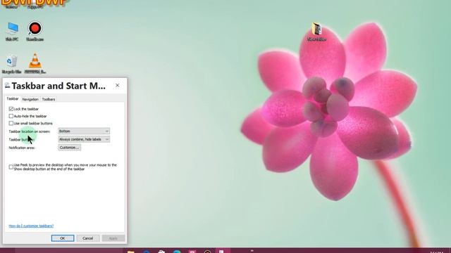 How to set task bar location window 10|| bottom right left and up on screen. смотреть онлайн