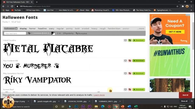 Tutorial 001 (TAGALOG) How to install a font смотреть онлайн