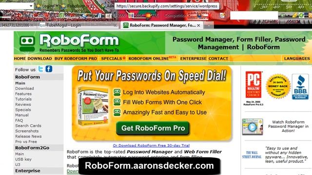 Manage Your Passwords - Password Manager - RoboForm Password Tool смотреть онлайн