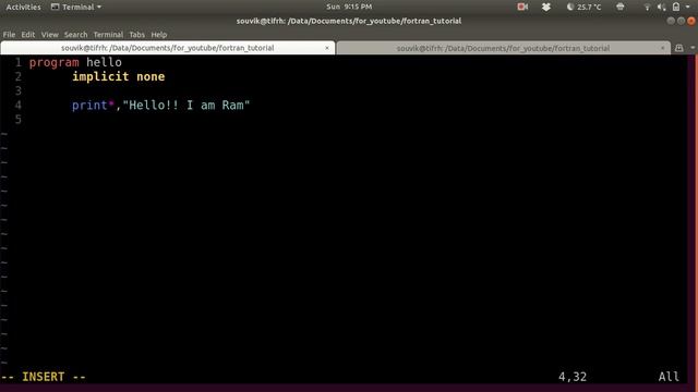 Lec - 01 Modern Fortran 90 Tutorial : Hello World,Printing смотреть онлайн