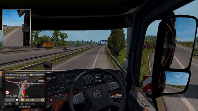 Mercedes Actros-Loaders Delivery | Euro Truck Simulator 2 | Bremen-Hanover | Pc Gameplay 2020