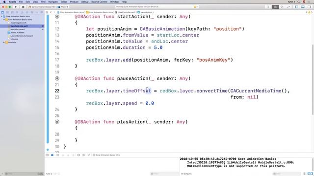 iOS SDK Core Animation смотреть онлайн
