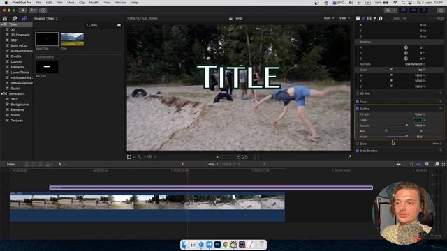 Як додати текст в Final cut pro смотреть онлайн