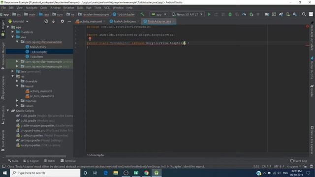 How to use Recyclerview in Android ? | Part 1 смотреть онлайн
