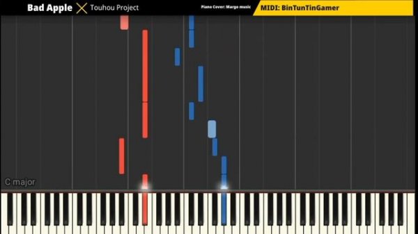 MIDI Bad Apple (Sad Piano) | 1700+ Note | Free Download