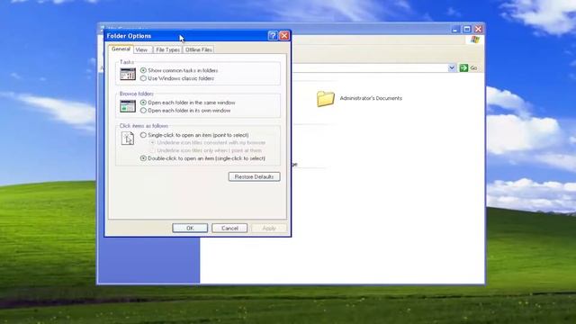 How to Show Hidden Files and Folders in Windows XP [Tutorial] смотреть онлайн