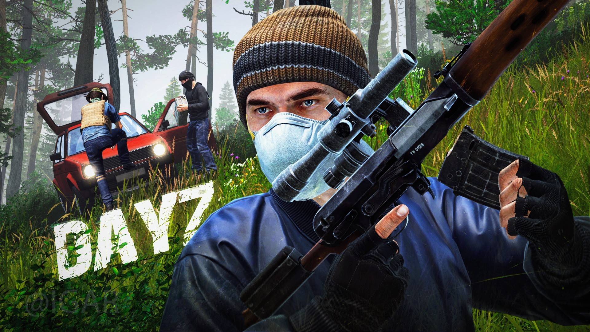Удачный файт и попытка рейда — DAYZ смотреть онлайн
