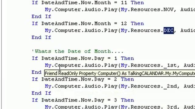 VB.NET - How to make a Microsoft Windows Talking Calendar - Tutorial - Roylyn Andrews смотреть онлайн