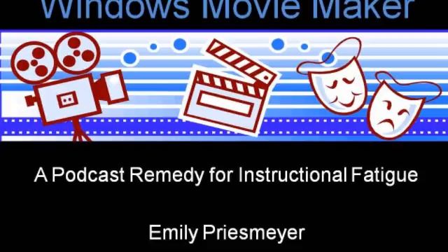 Windows Movie Maker: A Podcast Remedy for Instructional Fatigue смотреть онлайн
