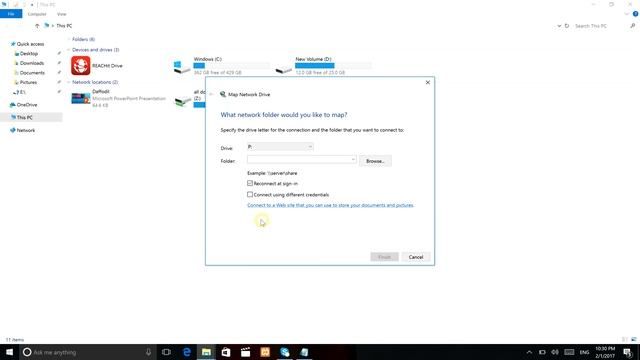 Map a network drive in windows 10 and windows 7 смотреть онлайн