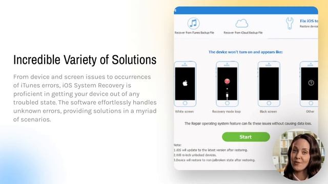 iOS System Recovery| Easily resolve abnormal iOS system issues смотреть онлайн
