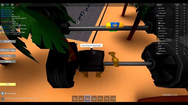 Roblox | Weight Lifting Simulator Glitch How To Make Ur Weight Big Fast смотреть онлайн