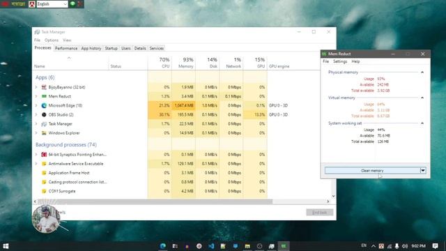 Computer এর Ram কম বলে হ্যাং করে? how to fix slow laptop speed up | mem reduct смотреть онлайн
