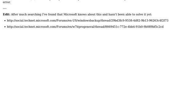 Windows Backup Server Execution Failed 0x8008005 смотреть онлайн