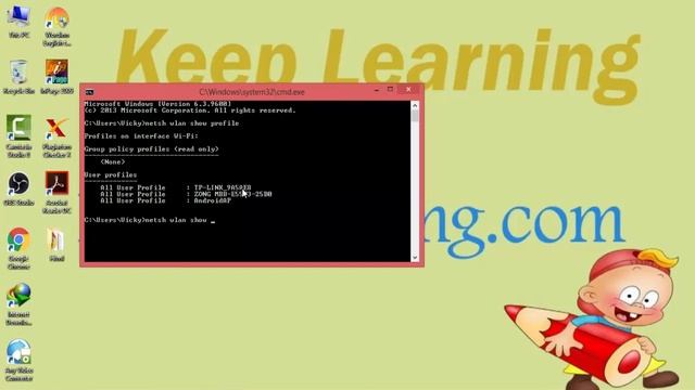 How to find Any wifi Password in 1 minute using (cmd) смотреть онлайн