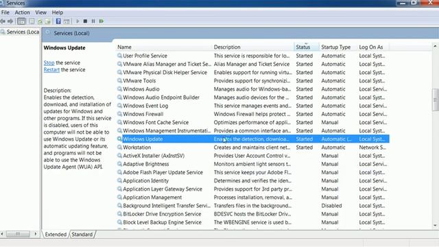 Manually Stop and Disable Windows Update Service (wuauserv) смотреть онлайн