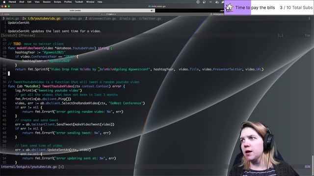 [ Golang | vim | macos ] tweet bots смотреть онлайн
