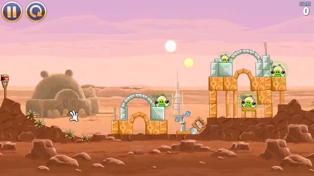 Angry Birds Star Wars Gameplay [HD] смотреть онлайн