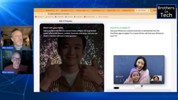 The Brothers in Tech Talk Apple Software Updates and VISION PRO!