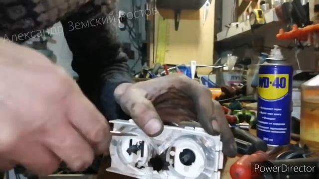 Замена лампочки подсветки блока печки ВАЗ 2110, 2112. Подсветка блока отопителя. смотреть онлайн