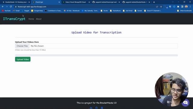 BracketHacks 1.0 Hackathon || Project demonstration - A MERN Web App && A Discord Bot || смотреть онлайн