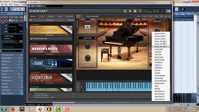 Native Instruments - The Grandeur - Demo смотреть онлайн