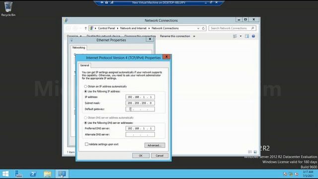 Windows Server Tutorial 8- How to Assign Static IP Address in Windows Server #ServerAdministrator смотреть онлайн