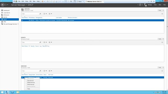 Deploying DCHP Role Windows Server 2012 R2 QUICK STEPS смотреть онлайн