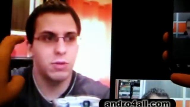 Android 2.3.4 en el Nexus S: videochat смотреть онлайн
