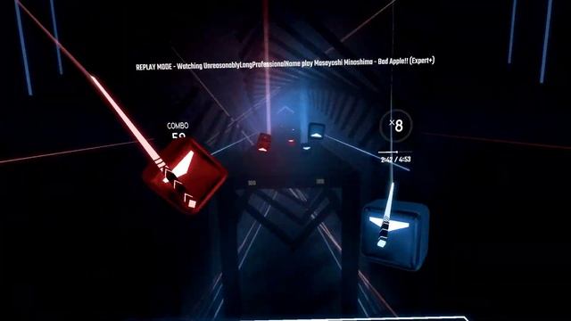 Beat Saber Masayoshi Minoshima - Bad Apple!! 81.9% смотреть онлайн