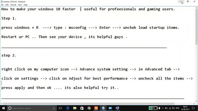 How to make your windows 10 faster | Useful for profeesionals and gaming users смотреть онлайн