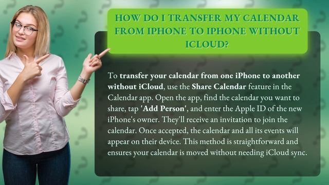 How do I transfer my calendar from iPhone to iPhone without iCloud? смотреть онлайн