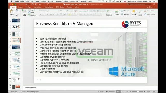 Bytes Fully Managed 24/7 Backup Service - Powered by Veeam смотреть онлайн